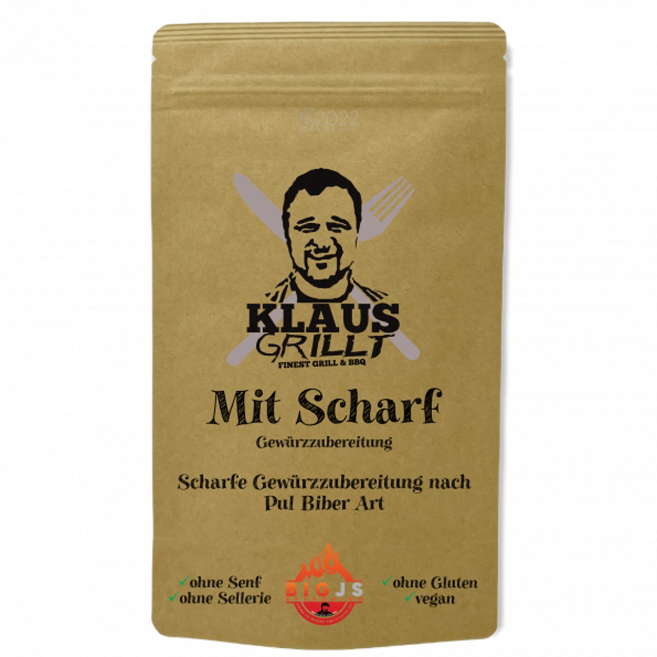 Klaus Grillt - Mit Scharf 100 g Standbeutel