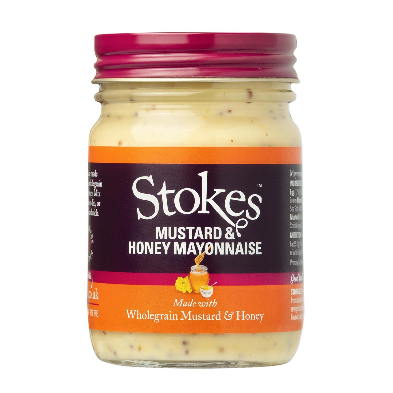 Stokes Mustard & Honey Mayonnaise - 215 ml