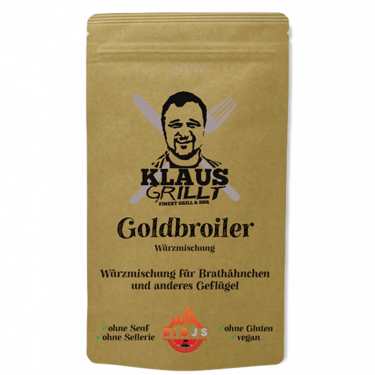 Klaus Grillt - Goldbroiler 250 g Standbeutel