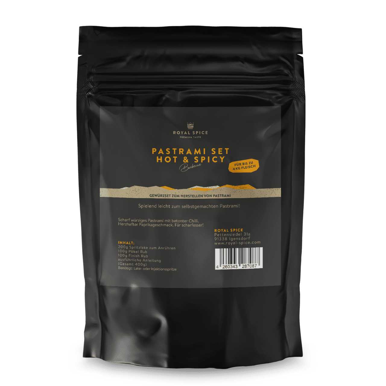 Royal Spice - Pastrami Set Spicy 400g