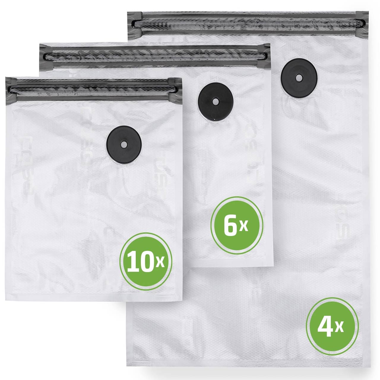 Caso Vacuum Zip-Bags Set