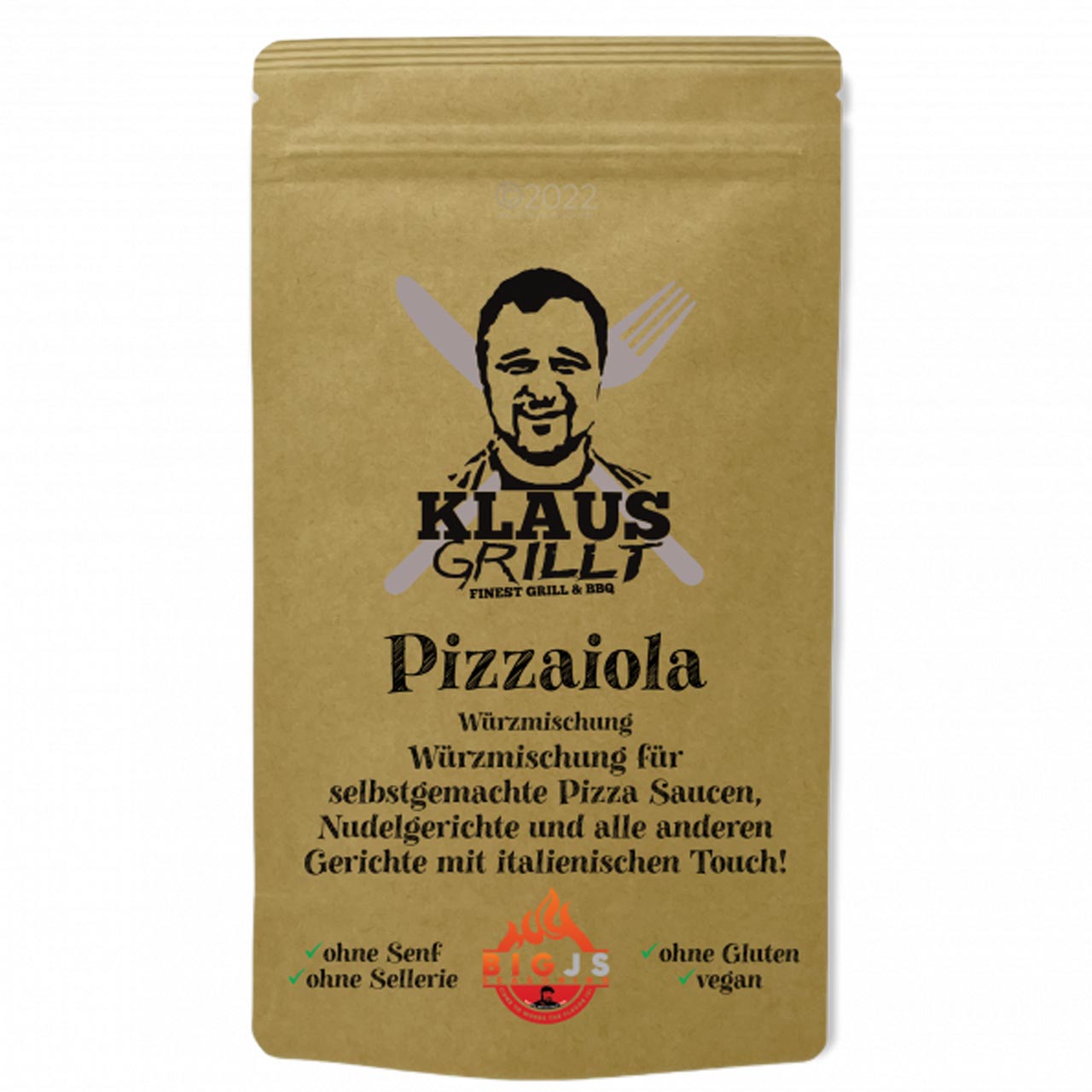 Klaus Grillt - Pizzaiola 150 g Standbeutel