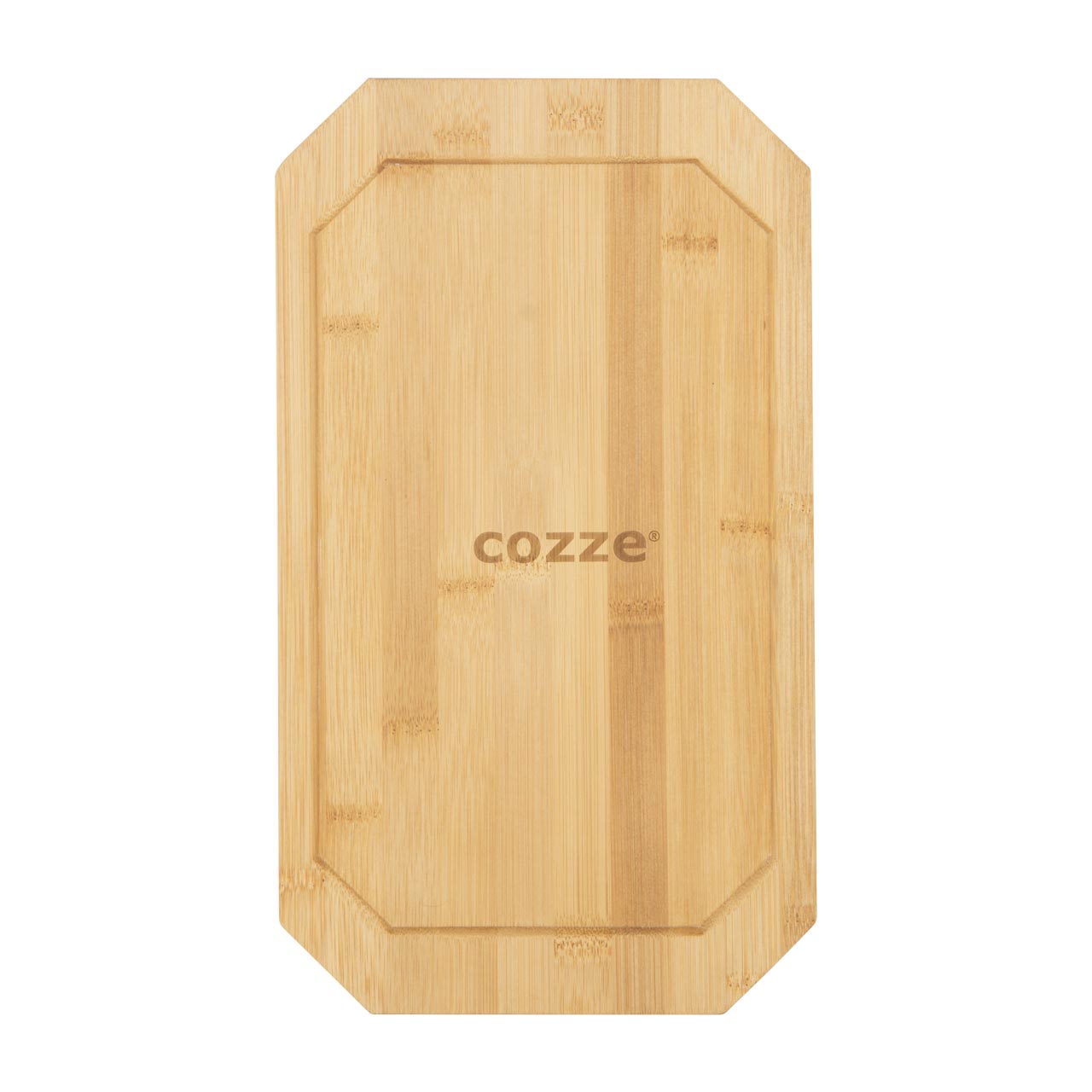 COZZE Gusseisenpfanne mit Holztablett, klein