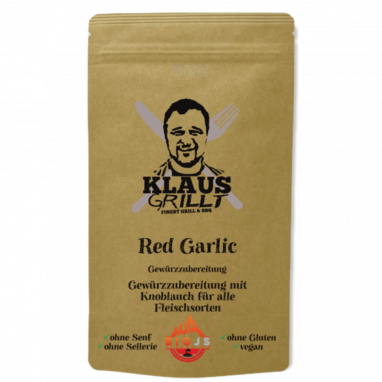 Klaus Grillt - Red Garlic Rub 250g Standbeutel