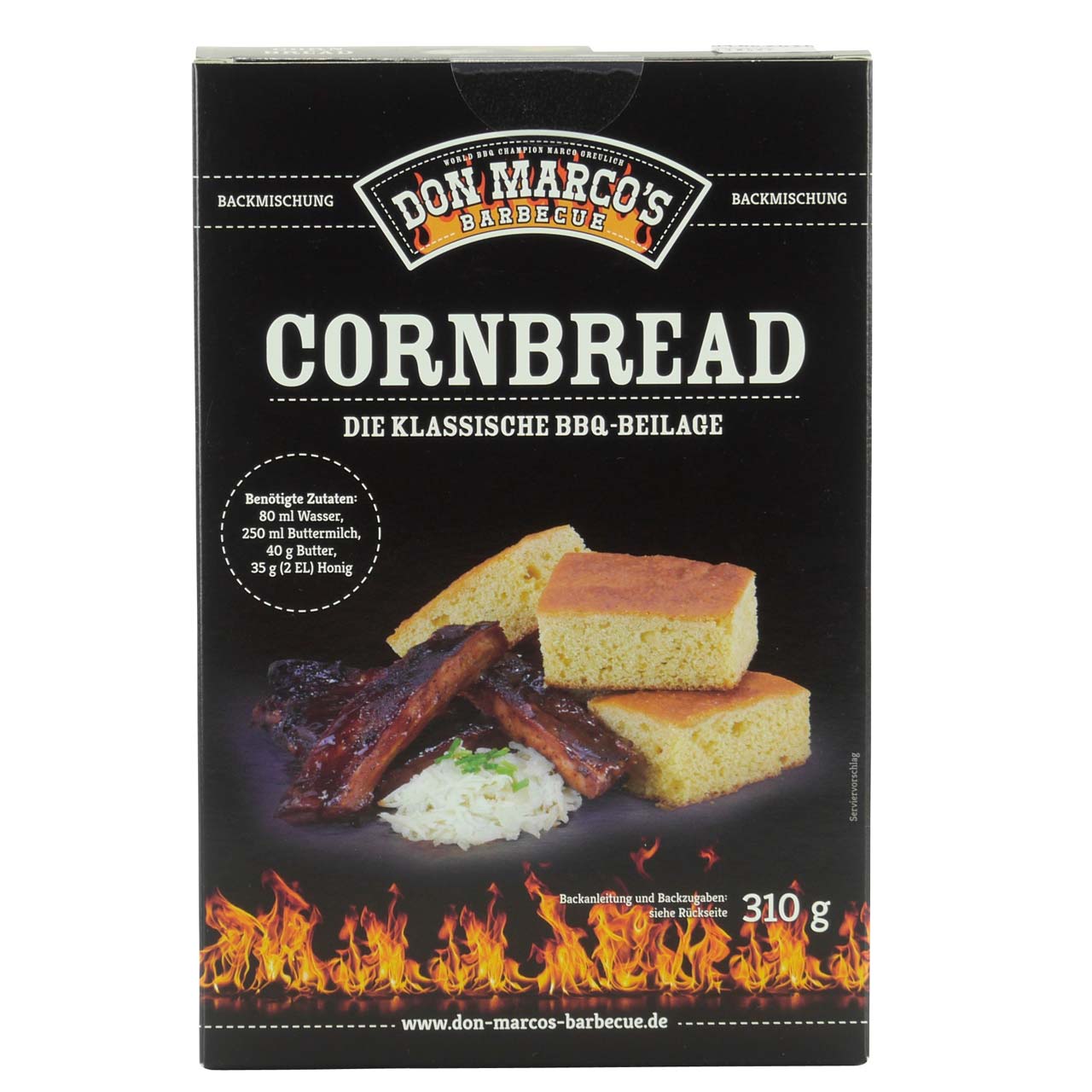 Don Marco's - Cornbread - Backmischung für amerikanisches Maisbrot