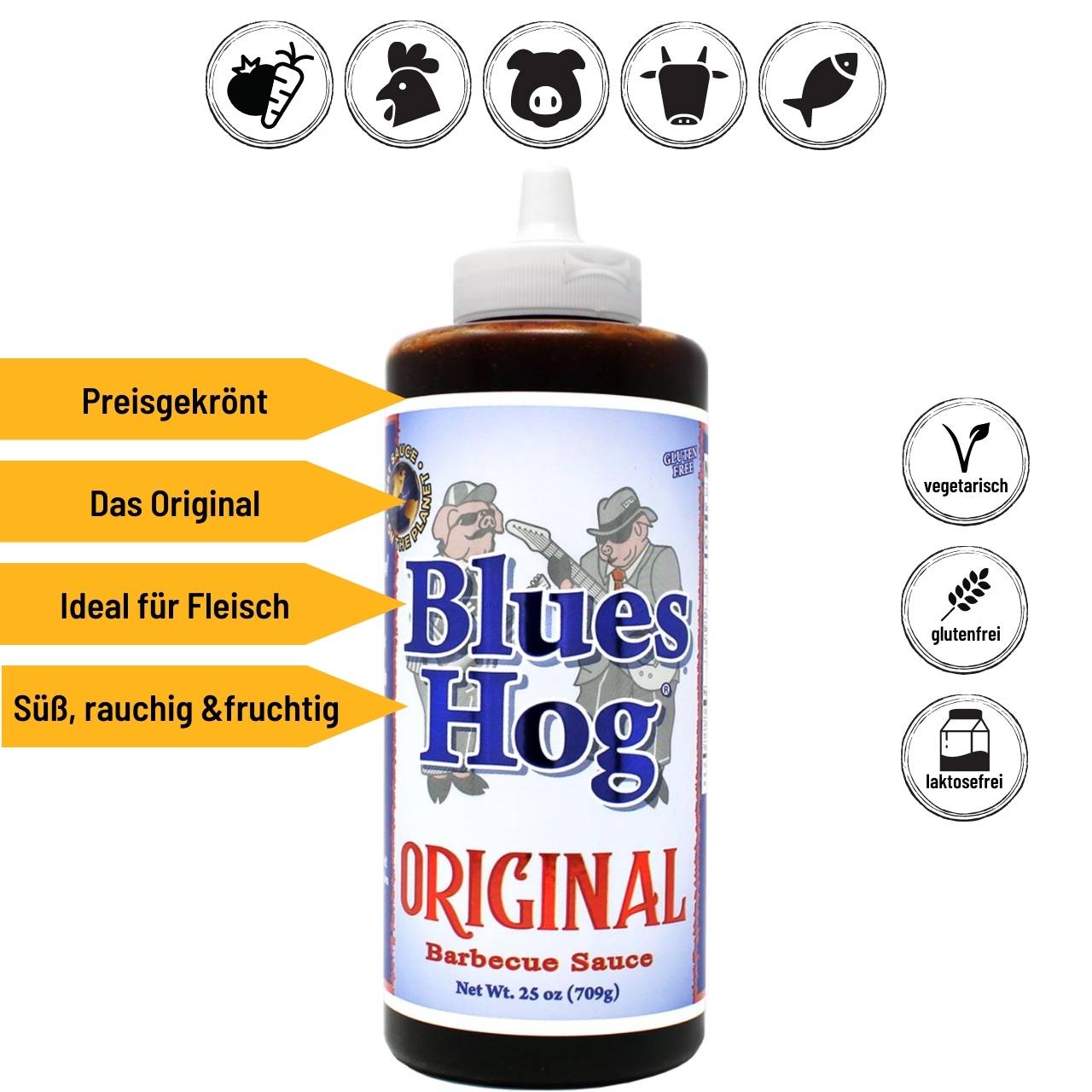 Blues Hog - Original BBQ Sauce Squeeze Flasche