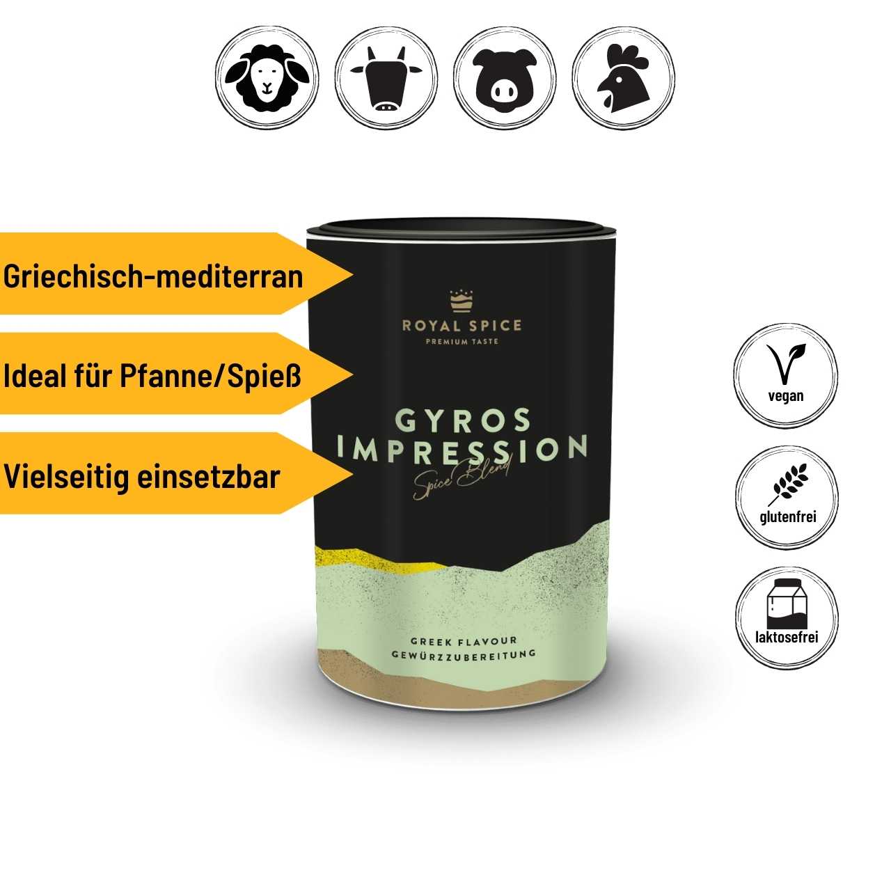 Royal Spice - Gyros Impression, 120 g