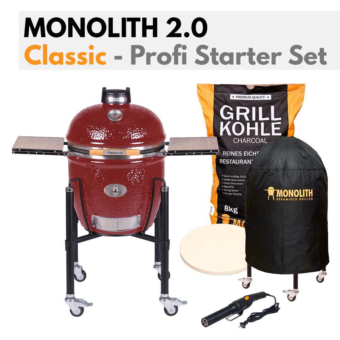 Monolith Classic Pro Serie 2.0 - Profi-Starter Set, rot