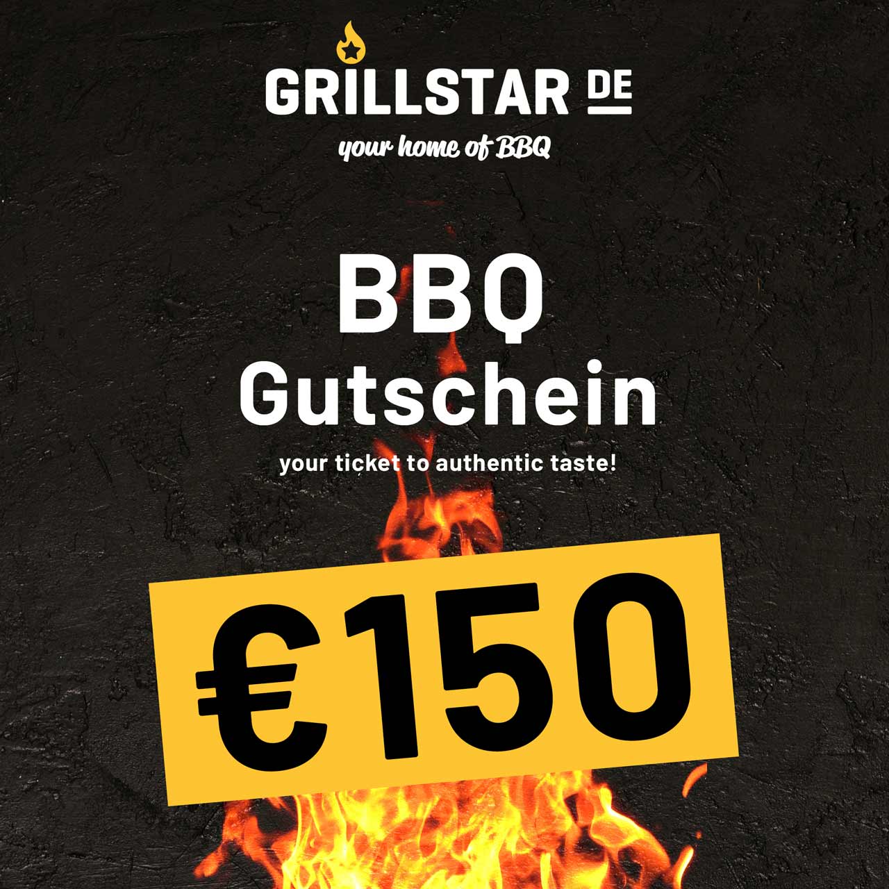 BBQ - Gutschein €150