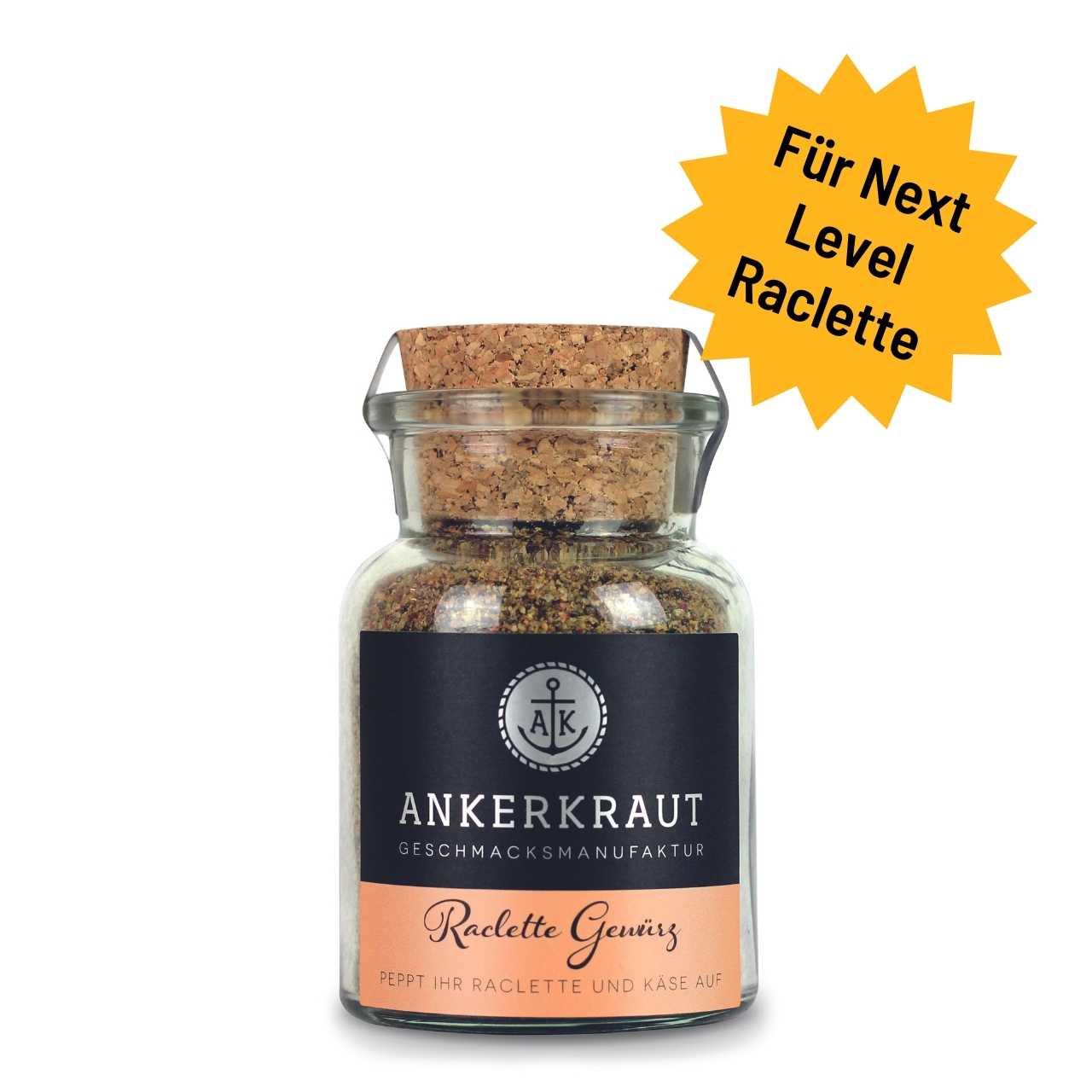 Ankerkraut Raclette Gewürz, 95 g Korkenglas