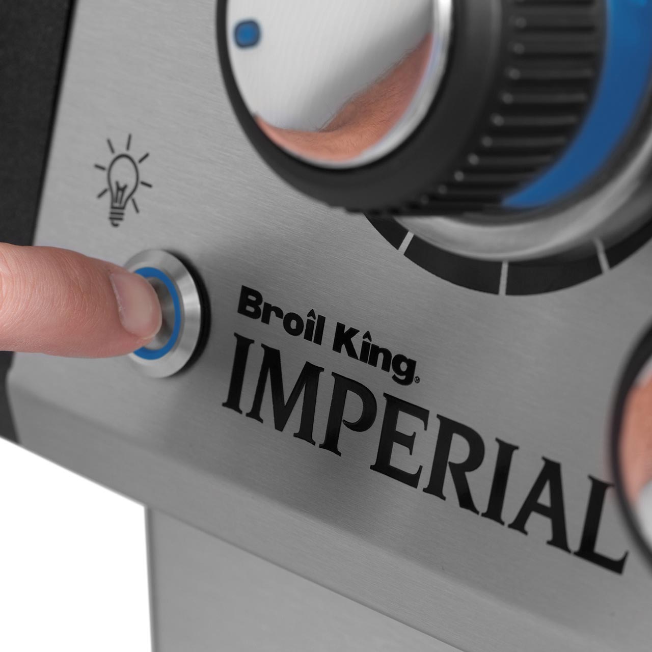 Broil King Imperial S 590 IR - inkl. Drehspießset - Modell 2021, Heckbrenner 4,4 kW, 5 Edelstahlbrenner a 3,2 kW, Flav-R-Wave System