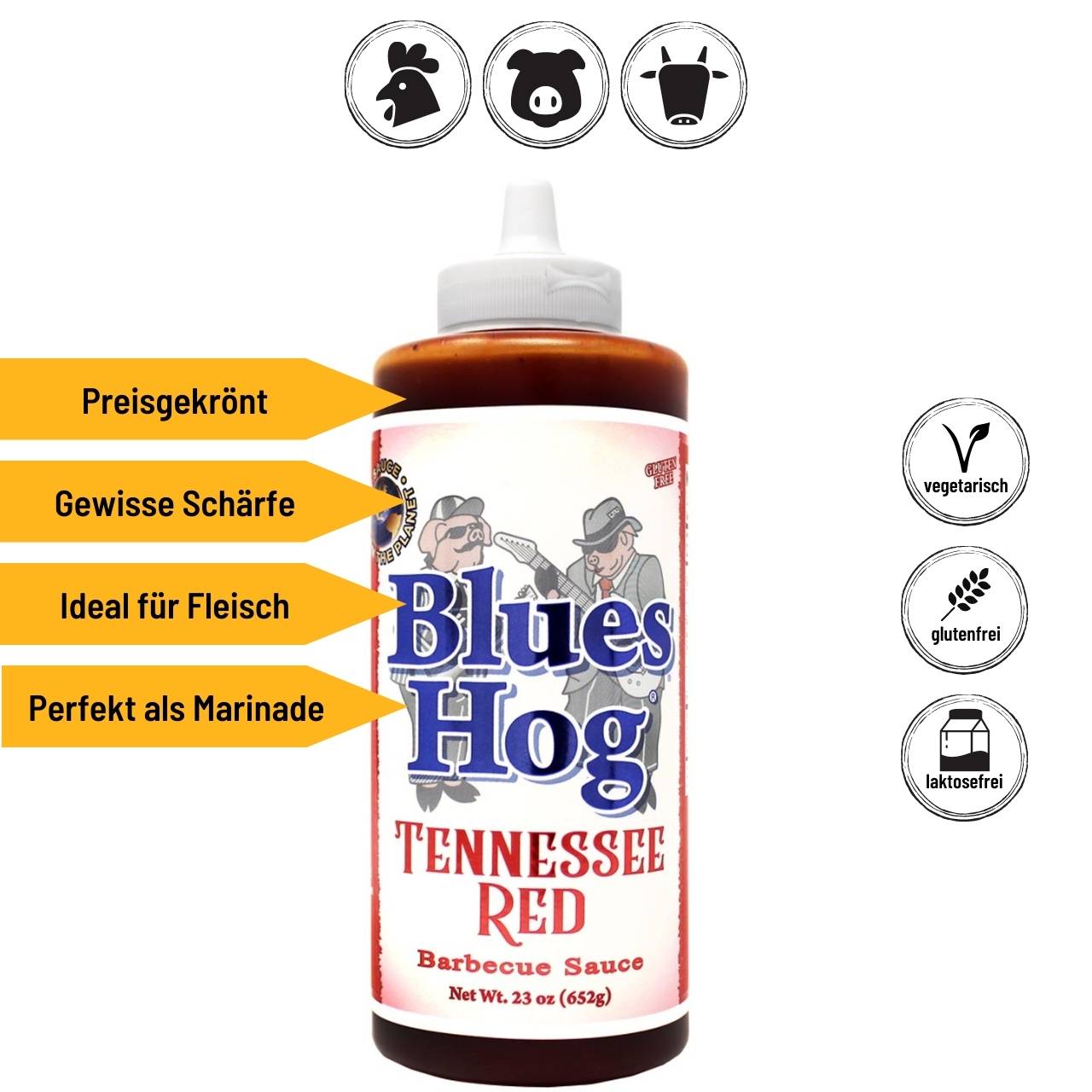 Blues Hog - Tennessee Red Sauce Squeeze Flasche