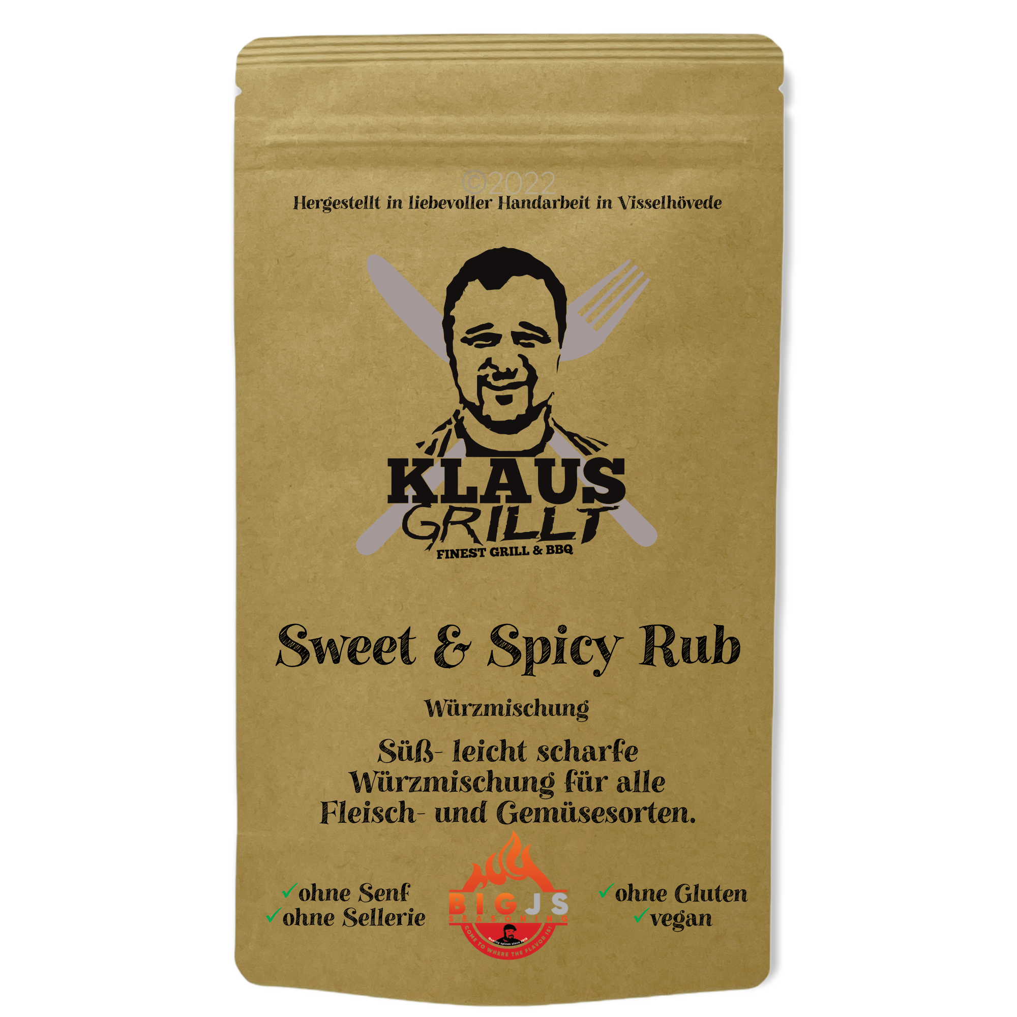 Klaus Grillt - Sweet & Spicy Rub 250g Beutel