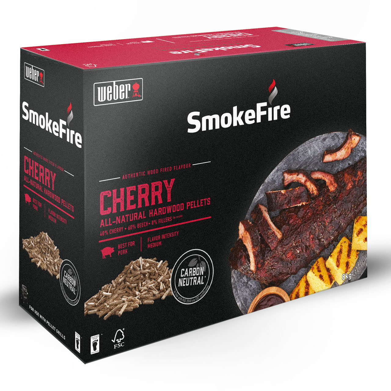 Weber SmokeFire Holzpellets Kirschholz - 8 kg