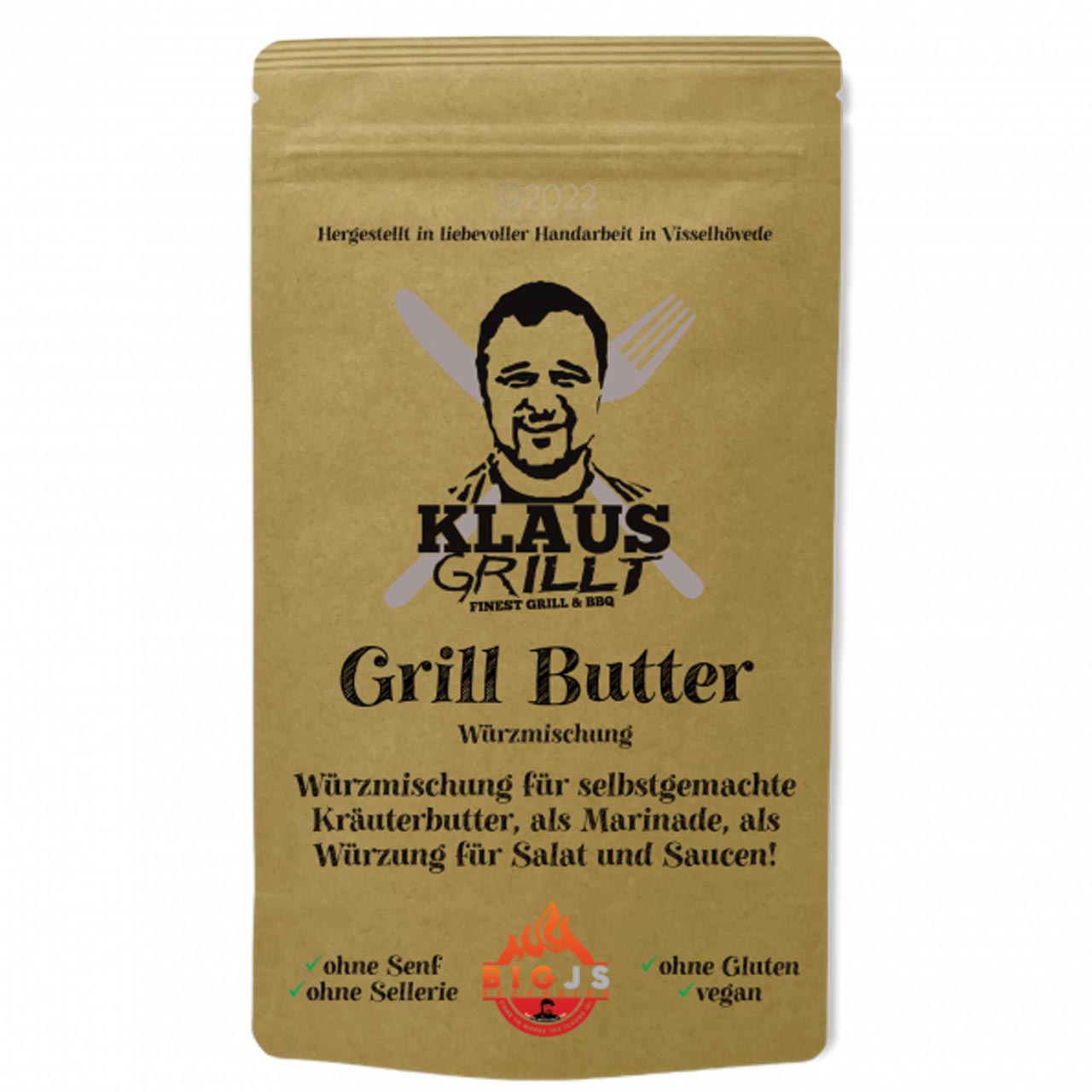 Klaus Grillt - Grill(t)butter 120 g Standbeutel