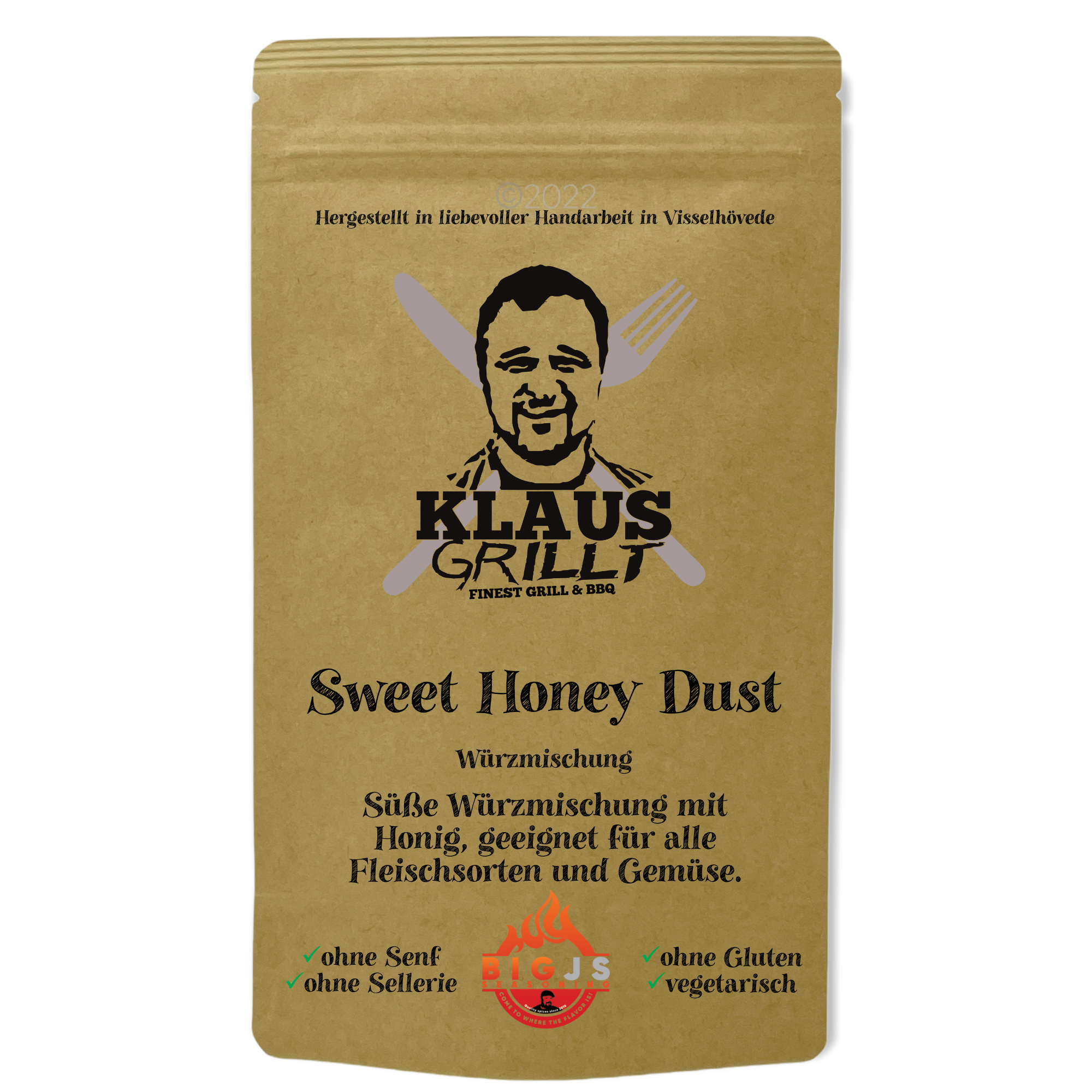 Klaus Grillt - Sweet Honey Dust 250g Beutel