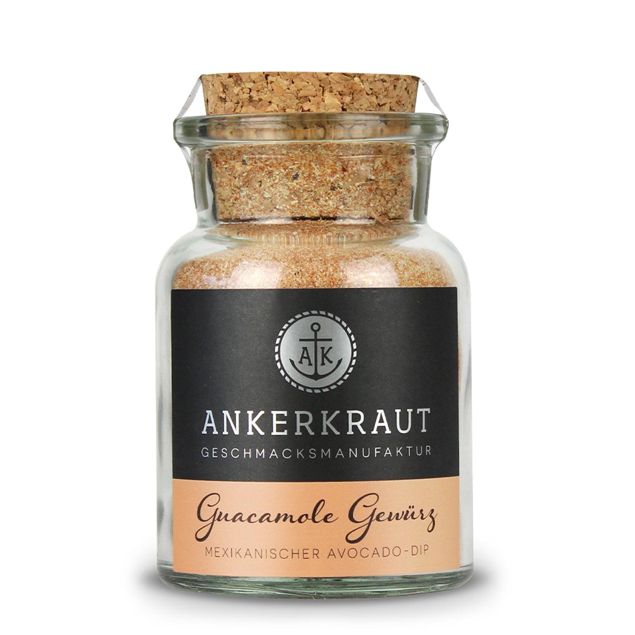 Ankerkraut Guacamole Gewürz, 110g Korkenglas