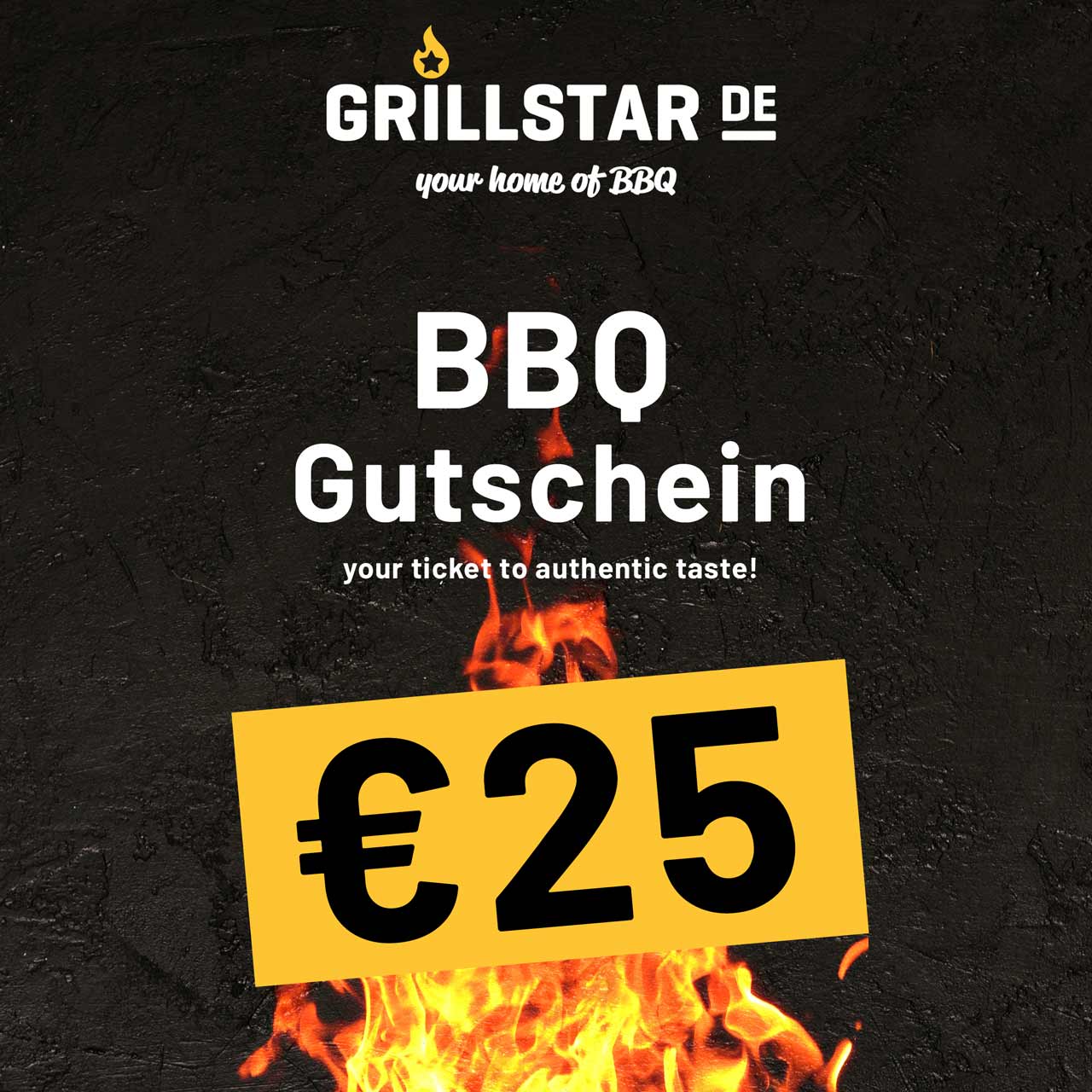 BBQ - Gutschein €25